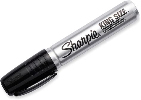 Amazon.com : SHARPIE King Size Permanent Markers, Black, Chisel Tip, 12 ...