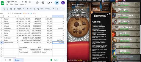 Cookie Clicker JavaScript 的图像结果
