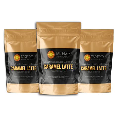 Tariero Lo-Caffeine CARAMEL Flavoured Coffee | 65% DECAFFEINATED ...