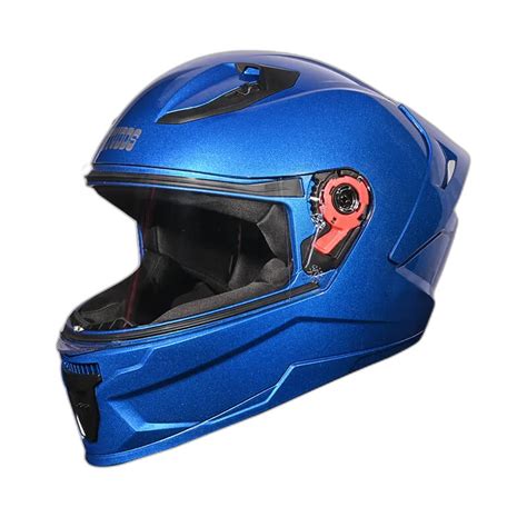 STUDDS Raider Super Flame Blue Full Face Helmet – Sparkly Helmets