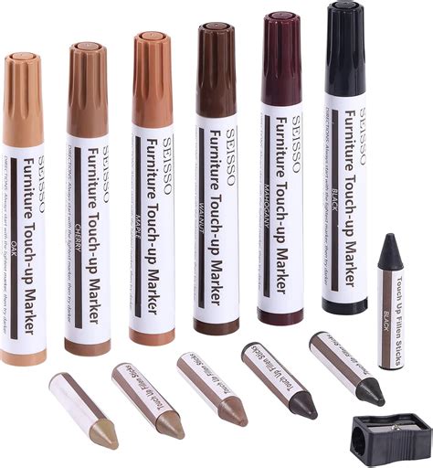 Amazon.com: Furniture Touch Up Marker 12PCS Repair Kit Cover Wood ...