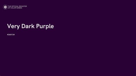 Midnight Purple Color
