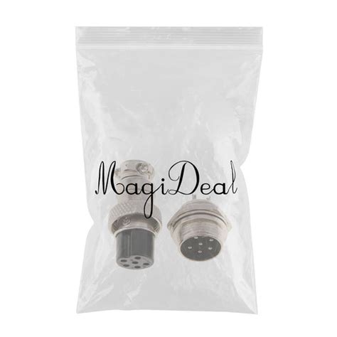 ⚡️Buy Maxbell 1 Pair GX16-6pin Aviation Plug Connector Male Female ...
