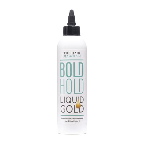The Hair Diagram Bold Hold Liquid Gold Temporary India | Ubuy