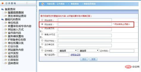 如何查询域名备案号-常见问题-PHP中文网