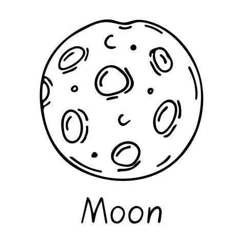The Moon Coloring Pages