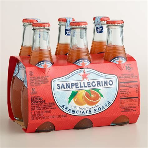 San Pellegrino Orange Soda - 6 Pack