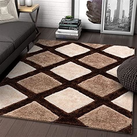 Buy Shopgallery Soft Shag Area Rugs Fluffy Living Room Carpet Comfy ...