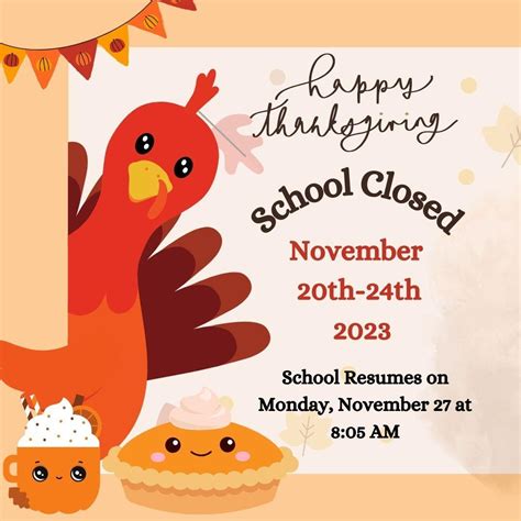 Thanksgiving Break | Denker Avenue Elementary