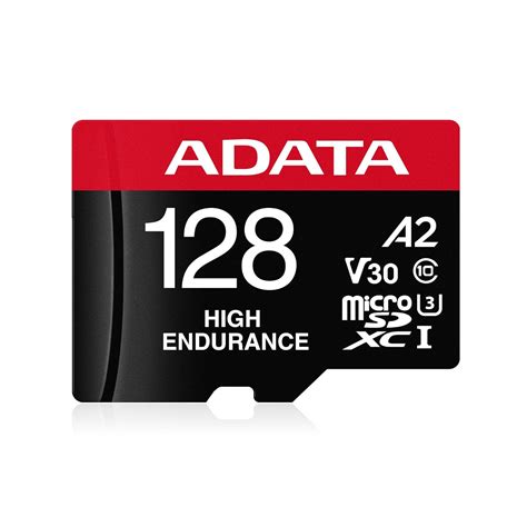 ADATA High Endurance 128GB microSDXC UHS-I Memory Card with Adapter ...