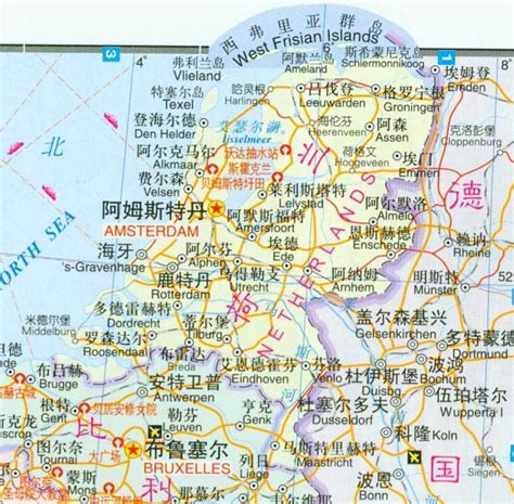 荷兰地图 的图像结果