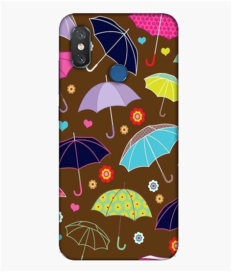 Printfidaa Umbrellas Clipart Printed Designer Hard Back Case for Xiaomi ...