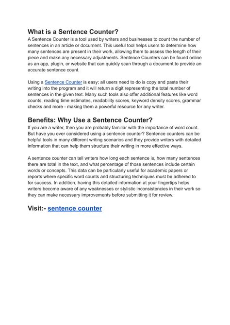 PPT - What is a Sentence Counter PowerPoint Presentation, free download ...