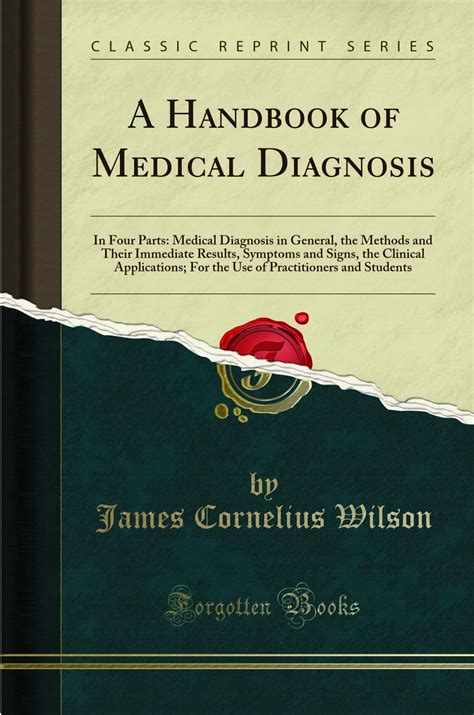 Buy A Handbook of Medical Diagnosis: In Four Parts: Medical Diagnosis ...