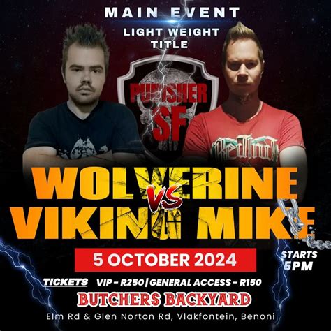 Punisher Slap Fight Promotion: Light Weight Title on the Line, Butchers ...