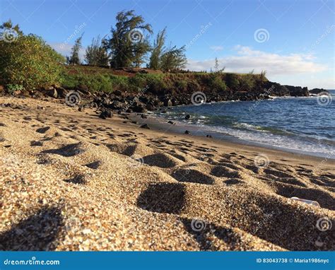 Glass Beach in Hanapepe on Kauai Island, Hawaii. Stock Photo - Image of ...