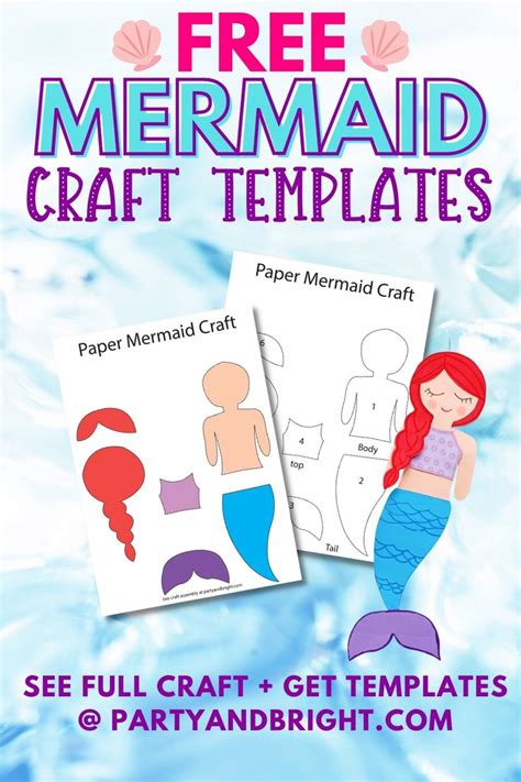 Image result for Mermaid Craft Pattern