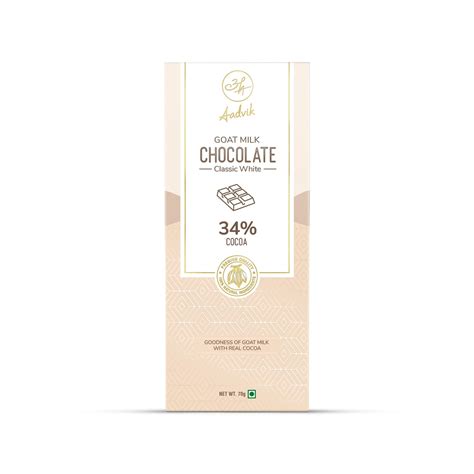 Goat Milk White Chocolate made with Cocoa Beans and Unrefined Raw Sugar ...