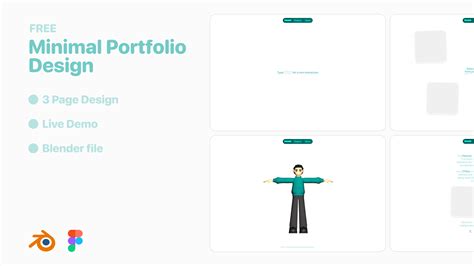 Customizable & Free Minimal Portfolio Templates | Figma