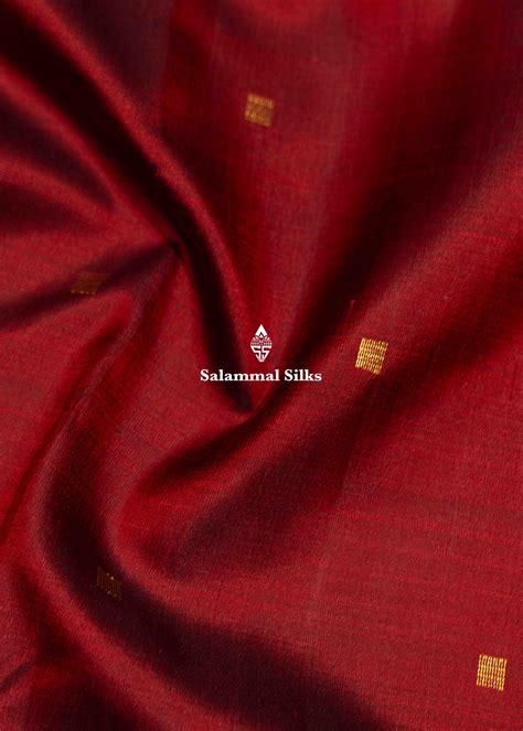 Dark Maroon Colour Kanjivaram Pure Silk Saree With Small Border ...