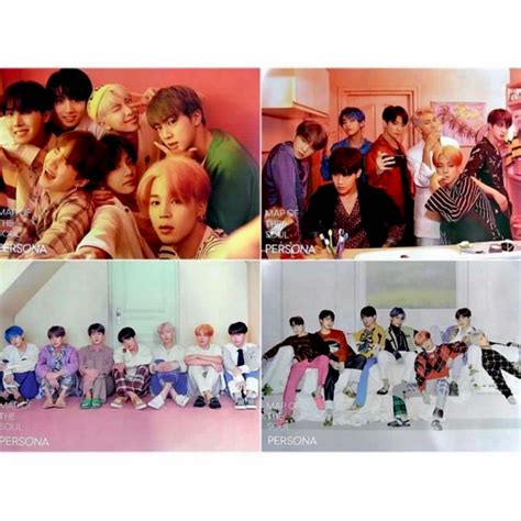 โปสเตอร์พับ BTS Map of the Soul: Persona Version 1 2 3 4 | Shopee Thailand