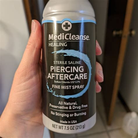 Sterile Saline Piercing Fine Mist Spray from Medicleanse - Vegan Product Reviews & Ratings ...