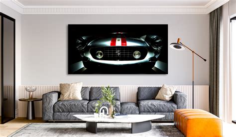 Vintage Car Wall Decor, Huge Canvas Art, Garage Wall Art, Classic Car Canvas, Old Car Wall Decor ...