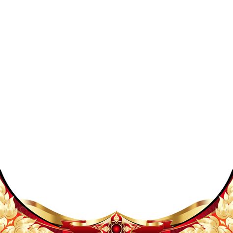 Tay Altın Gradyan Kırmızı Soyut Kral Sınır Sınır çerçevesi, Sınır, Tay, Altın PNG Resim Şeffaf ...