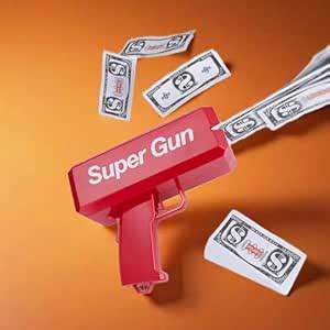 Make It Rain Gun Cash Gun Super Gun Spray Gun, Fashion Money Gun, The ...