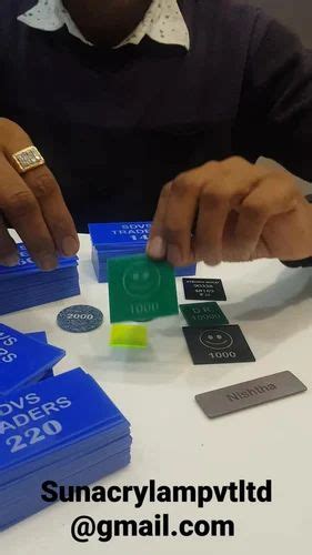 Plastic Token - Plastic Tokens Customised Manufacturer from Ahmedabad