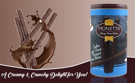 monetta wafer sticks (600gm, Cookies & Cream) : Amazon.in: Grocery ...