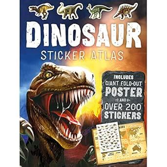 Dinosaur Sticker Atlas : Na: Amazon.in: Books