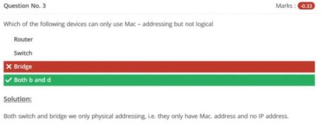 Computer Networks: Test Series Question CN