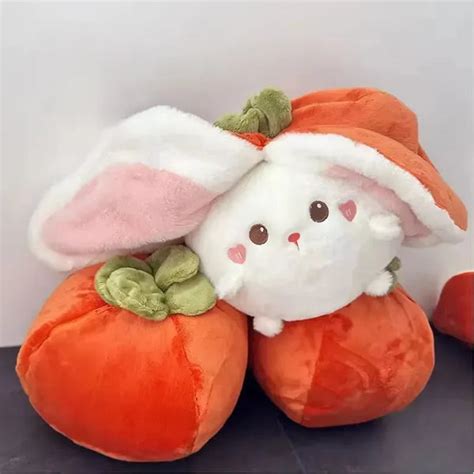 Veggie Transforming Rabbit and Pig Plush Toy