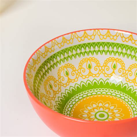 Pop Mandala Snack Bowl Orange 400ml Set Of 2 Online - Premium Snack ...