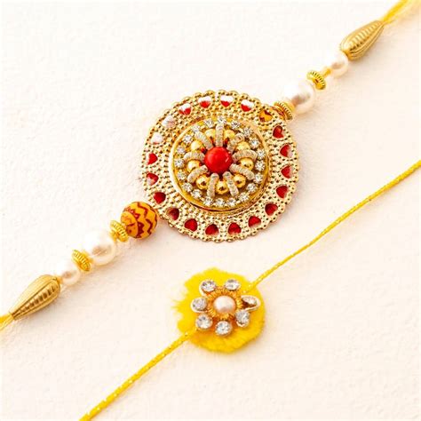 Buy Corsica Utsav Set of 2 Chakra Rakhi from Corsica by Home Centre at ...