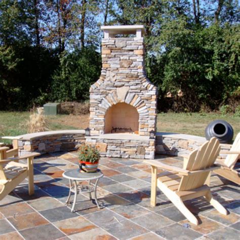 Outdoor Stone Fireplaces Designs – Fireplace Guide by Chris