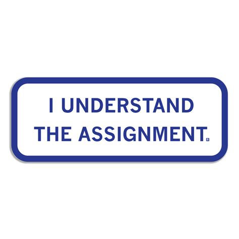 Image result for Understanding the Assignment