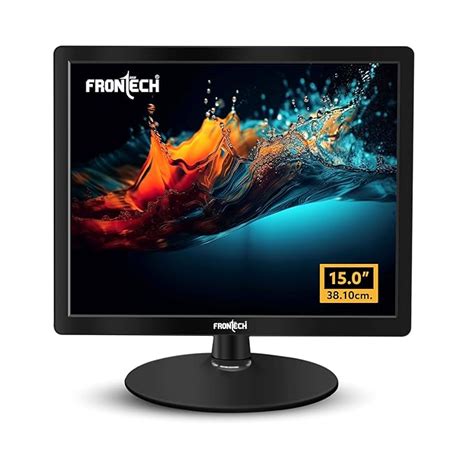 FRONTECH 15 Inch HD LED Monitor | Refresh Rate 60 Hz, 1024 x 768 Pixels ...