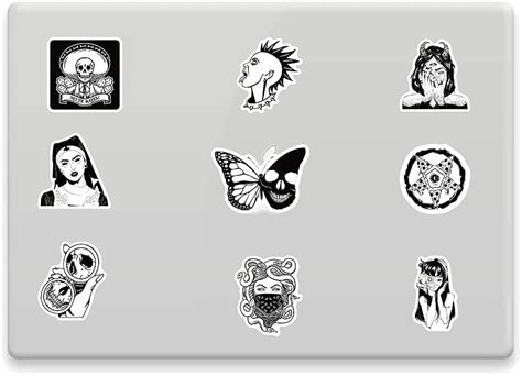 IAXSEE 100 Pieces Stoner Gothic Aesthetic Stickers Pack for India | Ubuy