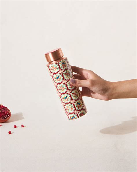 Monal Copper Bottle , 500 ml | Kashmir Trails