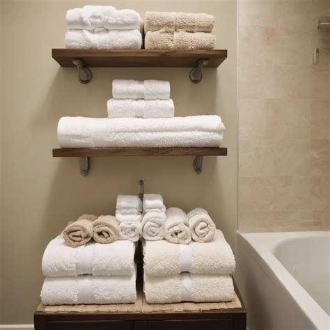 Towels In A Bathroom