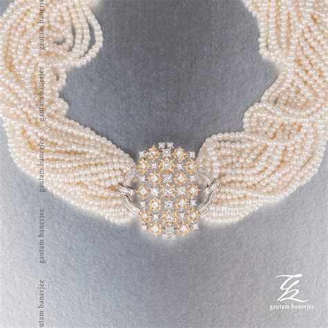 Majestic Mala |Royal pearl and diamond necklace by GBJ – GautamBanerjee