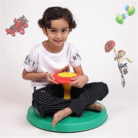 Buy SPINOZA Sit N Spin Classic Spinning Activity Toy for Toddlers Ages ...