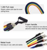 11 Pcs Resistance Band Set For Men & Women – Luxentra Shop