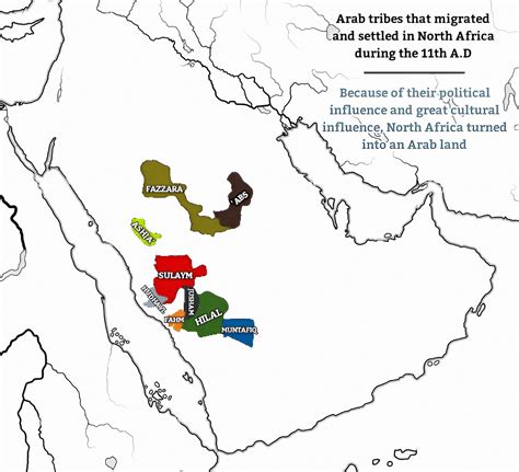 The Arab tribe that migrated and settled in North Africa during the 11th century making it an ...