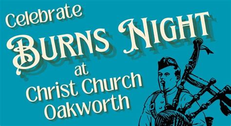 Burns Night Celebration, Christ Church, Oakworth, Haworth, January 20 ...