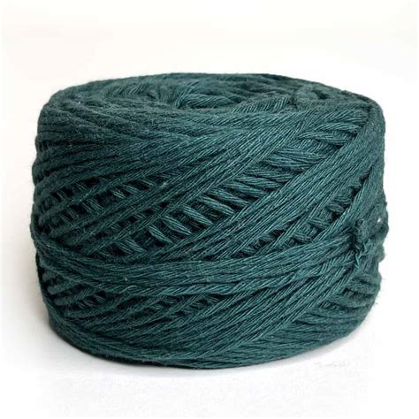 Dark Green Color 8 PLY Cotton Crochet Thread Balls for Weaving and Cra ...