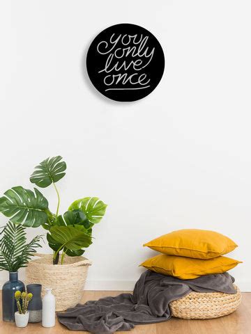 Buy You Only Live Once Metal Wall Art Online @ Best Price – The Next Decor