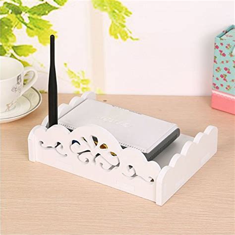 Xianyong WiFi Router Shelf Wall Mount Router Modem Storage Box Router ...